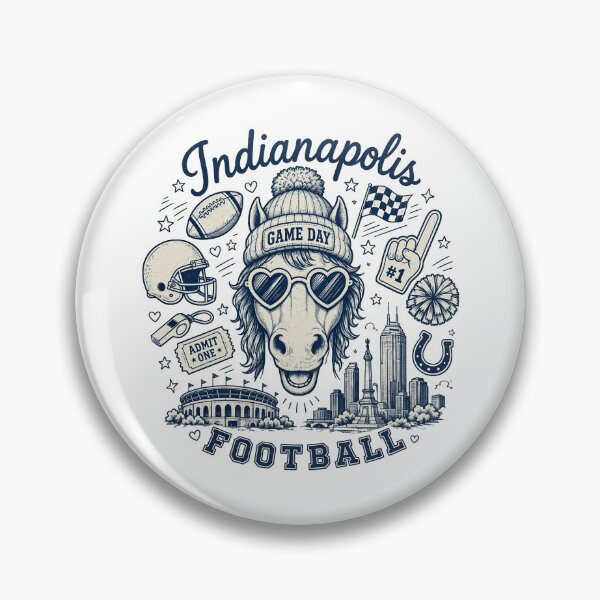 Item preview, Indianapolis Football Game Day Horse Graphic designed and sold by brynleedost.