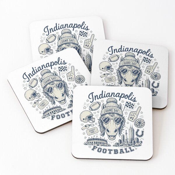Item preview, Indianapolis Football Game Day Horse Graphic designed and sold by brynleedost.