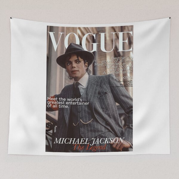 Aperçu de l'œuvre Affiche portrait style vintage Vogue de Michael Jackson, la légende créée et vendue par gorpissu.