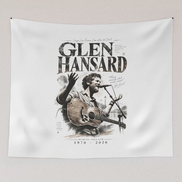 Item preview, Vintage Acoustic Folk Musician - Glén Hansárd - designed and sold by balohom.