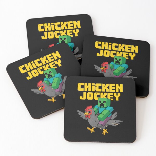 Item preview, Funny Pixelated Chicken Rider designed and sold by MinLagares01.