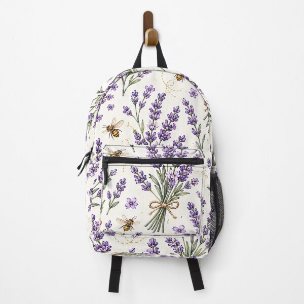 Item preview, Lavender & Tiny Bee Pattern – Cottagecore Botanical Floral designed and sold by RJACreative.