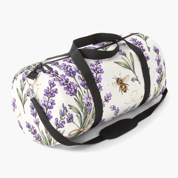 Item preview, Lavender & Tiny Bee Pattern – Cottagecore Botanical Floral designed and sold by RJACreative.