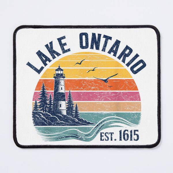 Item preview, Lake Ontario Est 1615 Vintage Retro Great Lakes Men Women designed and sold by RenettaFunky.