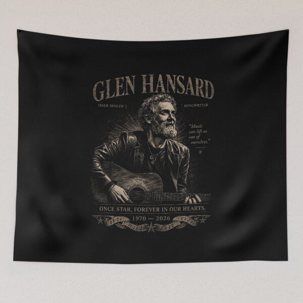 Item preview, Vintage Acoustic Folk Musician - Glén Hansárd - designed and sold by balohom.
