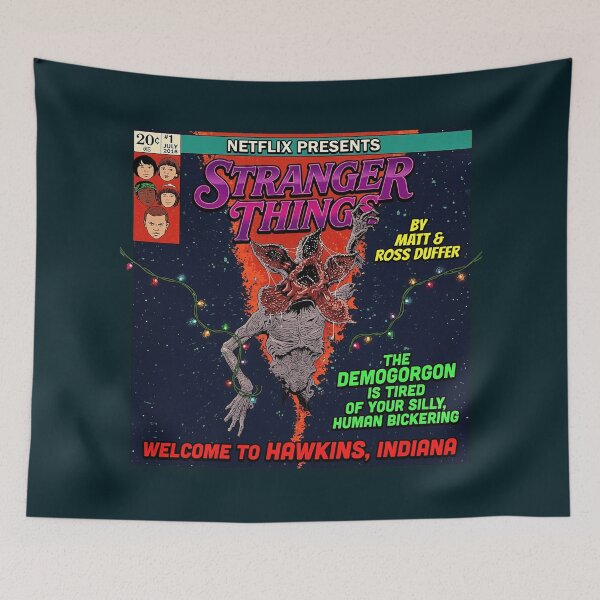 Item preview, Stranger Things Demogorgon Ross Duffer Comic Poster designed and sold by GagaRidz.