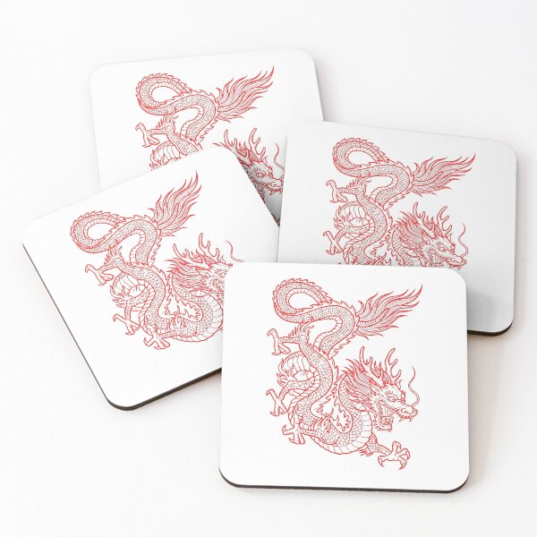 Item preview, Crimson Vietnamese Dragon/ Purple Background  designed and sold by Rising Drake.