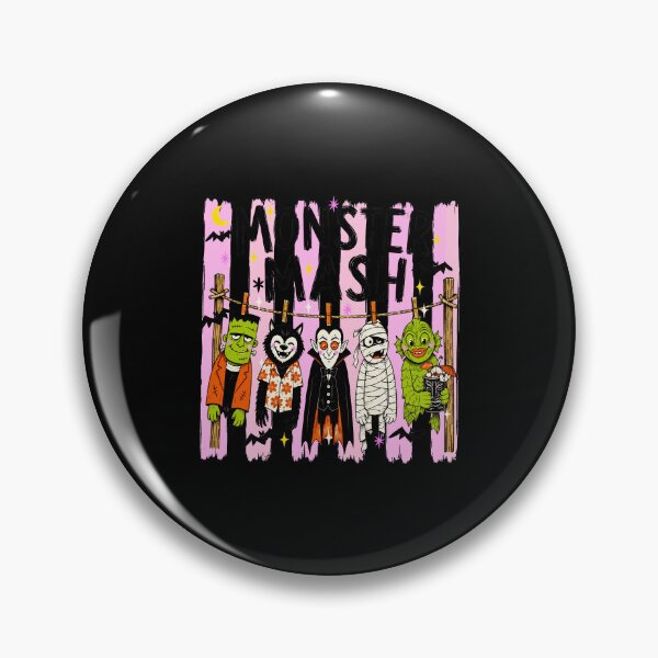 Item preview, Monster Mash Halloween Retro Monsters  designed and sold by ReneClas.