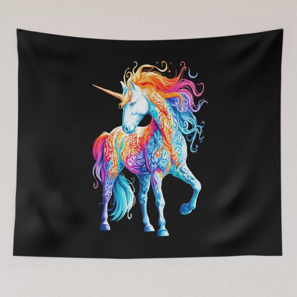Item preview, Rainbow Unicorn designed and sold by Boddicca.