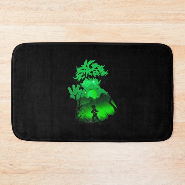 Item preview, Heroic Silhouette Anime Fan Green Aura designed and sold by RahmahYoh.