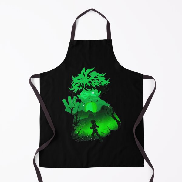 Item preview, Heroic Silhouette Anime Fan Green Aura designed and sold by RahmahYoh.