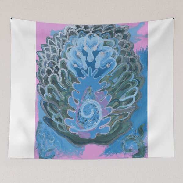 Item preview, Abstract Painted Organic Heart Flower designed and sold by Kroma-Totem.
