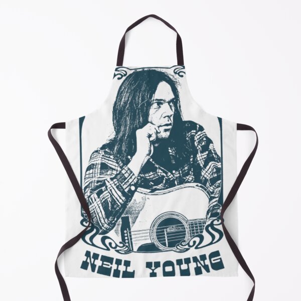 Item preview, Neil Young Blue Portrait Graphic designed and sold by On Trend Prints.
