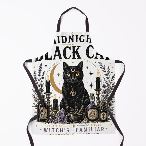 Item preview, Midnight Black Cat Witch's Familiar Witchy Occult designed and sold by KristenosNehk.