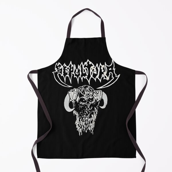 Item preview, Sepultura Horned Skull Metal Monster designed and sold by AriesArtco.