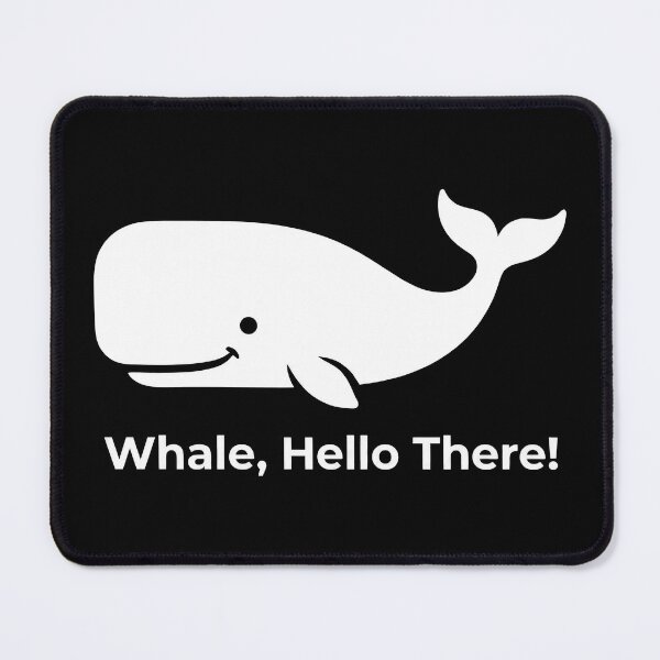 Item preview, Whale, Hello There! Funny Ocean Animal Pun designed and sold by seven things shop.
