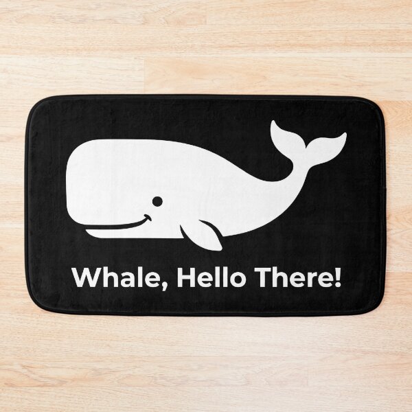 Item preview, Whale, Hello There! Funny Ocean Animal Pun designed and sold by seven things shop.