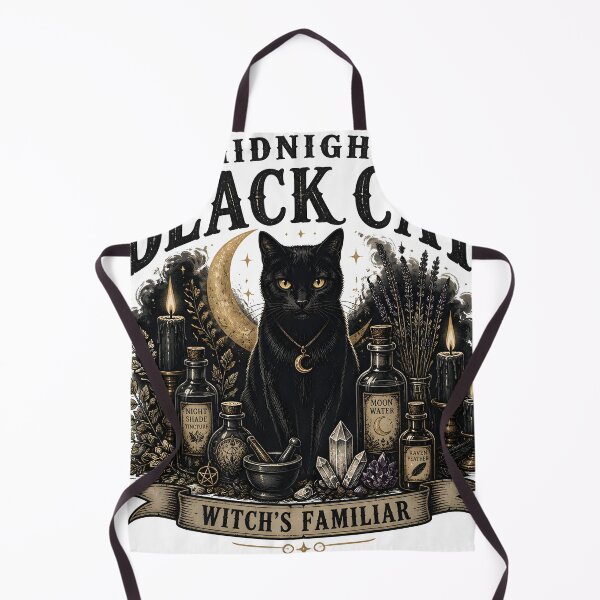 Item preview, Midnight Black Cat Witch's Familiar Dark Realistic designed and sold by BernoNickel.