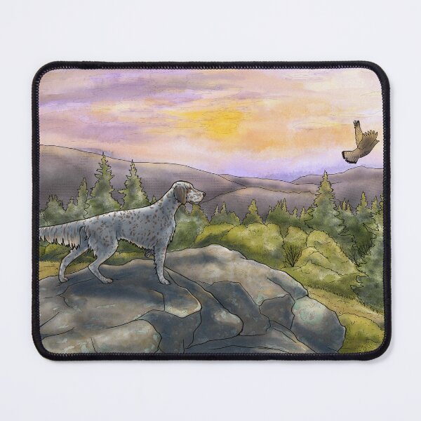 Item preview, Autumn English Setter designed and sold by Spinyflowerart.