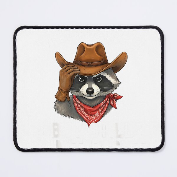 Item preview, Medicated But Still Ain't Right Funny Raunchy Raccoon Cowboy T-Shirt designed and sold by KTY-NUSS.