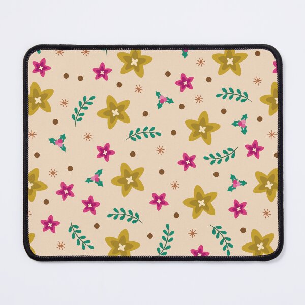 Item preview, Christmas Flowers Seamless Pattern designed and sold by Sietiva Diseño Creativo.