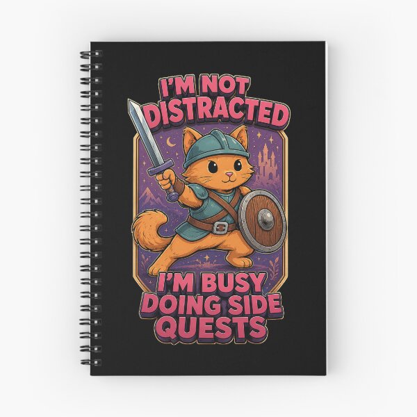 Item preview, I'm not distracted I'm busy doing side quests.  designed and sold by abby-thorns.