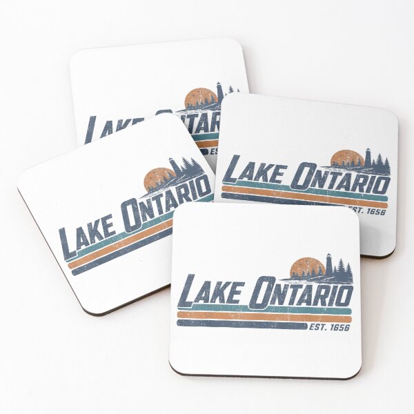 Item preview, Lake Ontario EST 1656 Retro Stripe for Men Women designed and sold by RenettaFunky.