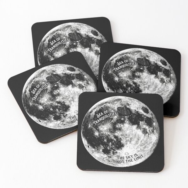Item preview, Sea of Tranquility The Sky Is Not The Limit Vintage Moon designed and sold by seven things shop.