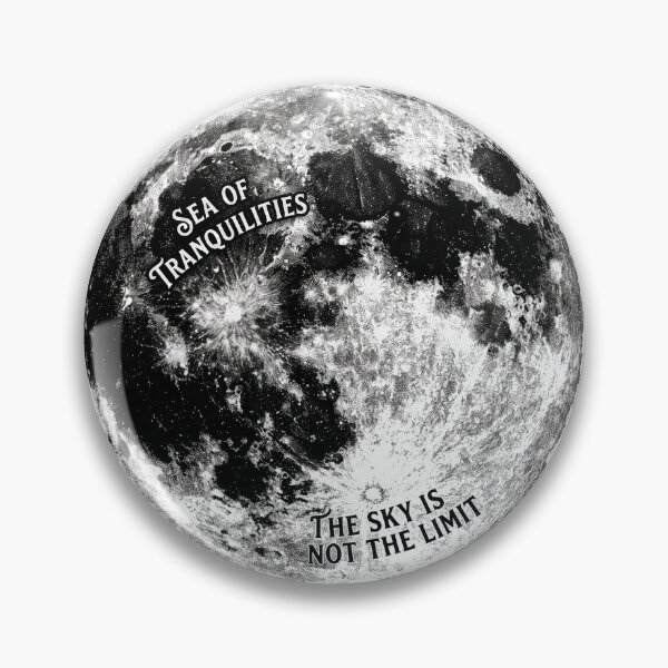 Item preview, Sea of Tranquility The Sky Is Not The Limit Vintage Moon designed and sold by seven things shop.