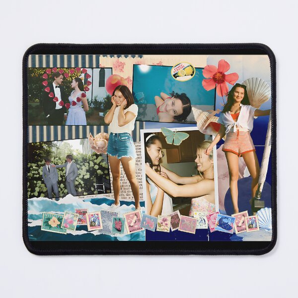 Item preview, Summer Memories Collage With Seashells And Stamps designed and sold by TimelessChic.