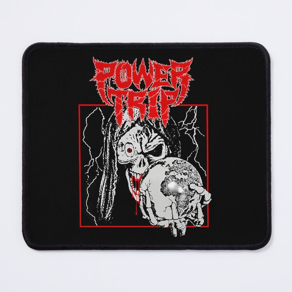 Item preview, Power Trip Crossover Thrash Metal Grim Reaper Skull designed and sold by landeranimshop.