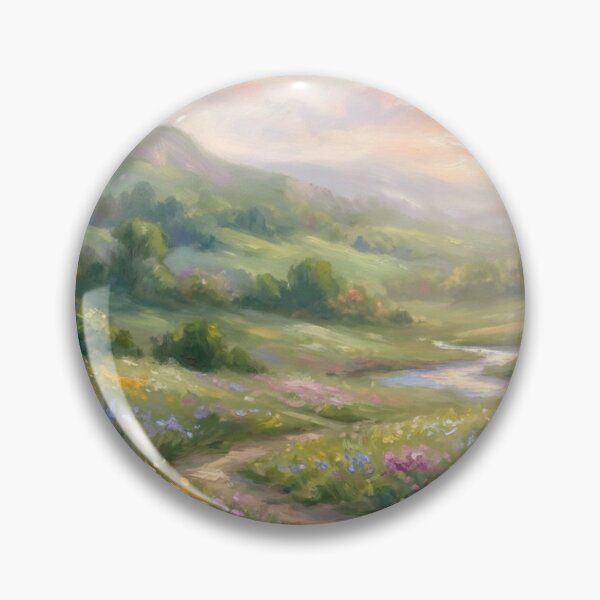Item preview, Impressionist Landscape, Path, Flowers, Spring designed and sold by JonelleTshirts.