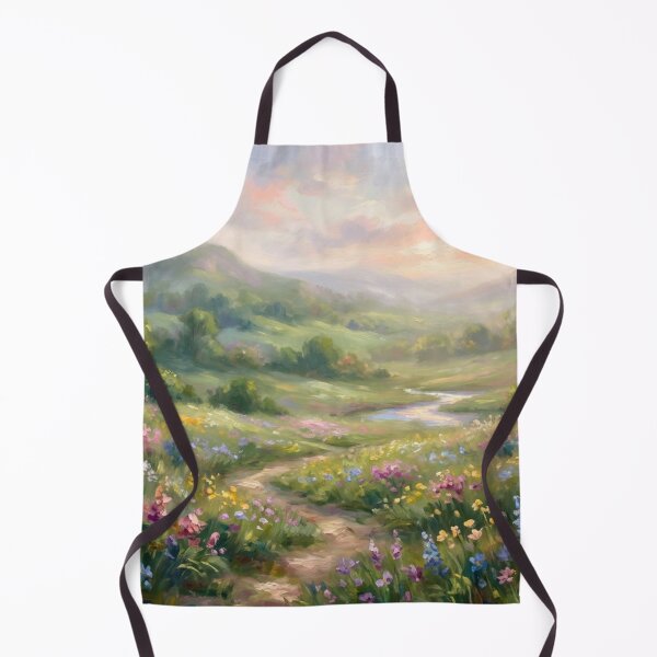 Item preview, Impressionist Landscape, Path, Flowers, Spring designed and sold by JonelleTshirts.