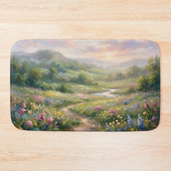 Item preview, Impressionist Landscape, Path, Flowers, Spring designed and sold by JonelleTshirts.