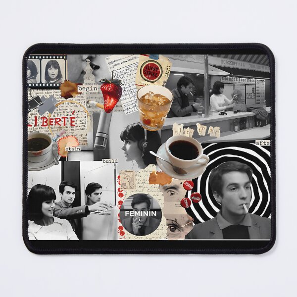Item preview, French New Wave Scene With Coffee Cups designed and sold by TimelessChic.