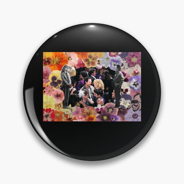 Item preview, Couple Dancing At Party Framed By Bright Pansies designed and sold by TimelessChic.