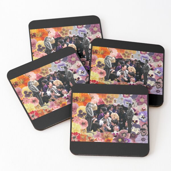 Item preview, Couple Dancing At Party Framed By Bright Pansies designed and sold by TimelessChic.