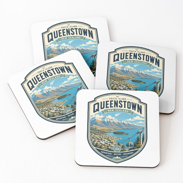 Item preview, South Island Queenstown New Zealand Est 1858 Adventure Nature Discovery Traveler Souvenir designed and sold by Simsimah26Parks.