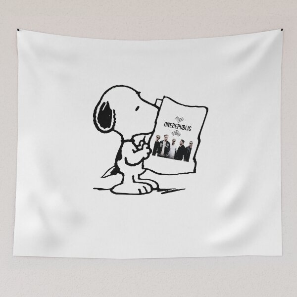 Item preview, Snoopy Reading Newspaper onerepublic designed and sold by CosmicClaws.