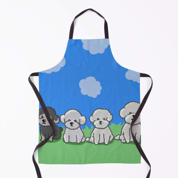 Item preview, Four Fluffy Dogs Under Blue Sky designed and sold by tammist.