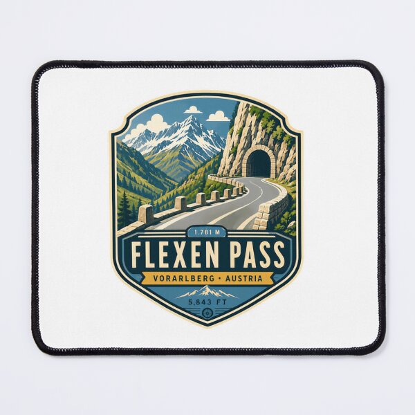 Item preview, Flexen Pass Vorarlberg Austria Mountain Travel Road Trip Alpine designed and sold by Star3NowForMe.