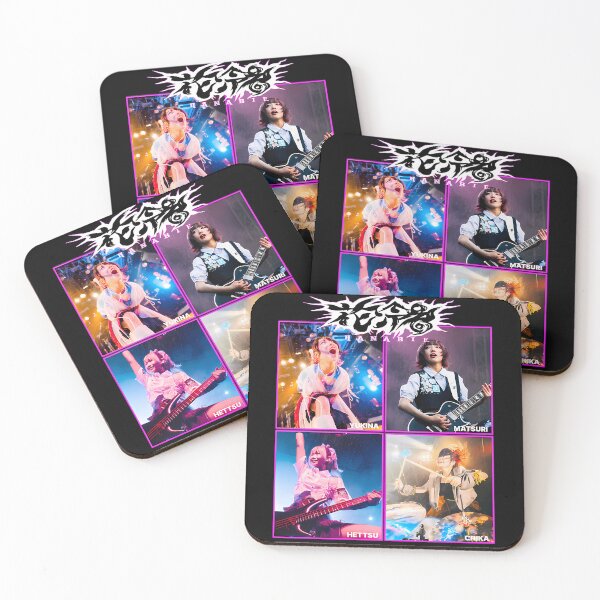 Item preview, Four Female Musicians In Four Frame Grid designed and sold by RezuNobu.
