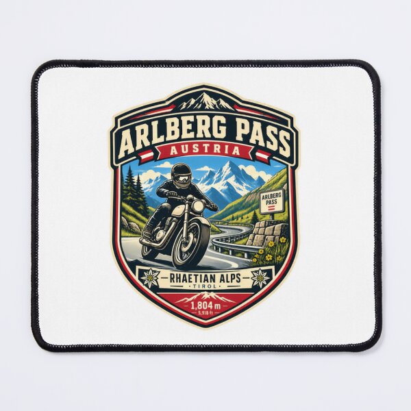 Item preview, Arlberg Pass Austria Motorcycle Biker Alps Travel designed and sold by Star3NowForMe.