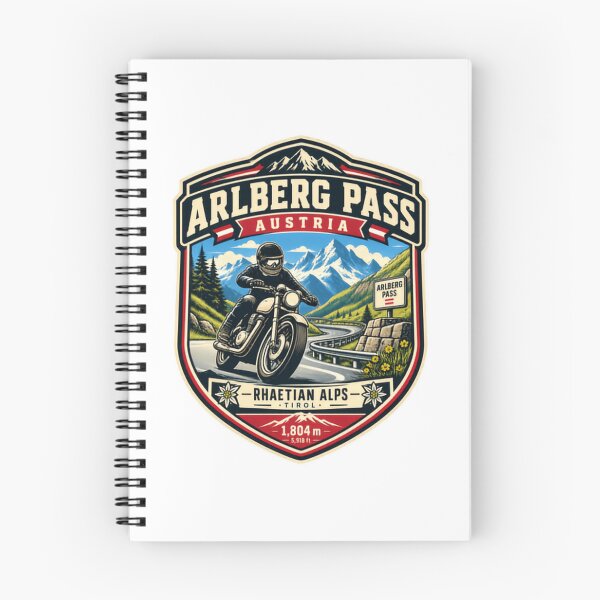 Item preview, Arlberg Pass Austria Motorcycle Biker Alps Travel designed and sold by Star3NowForMe.