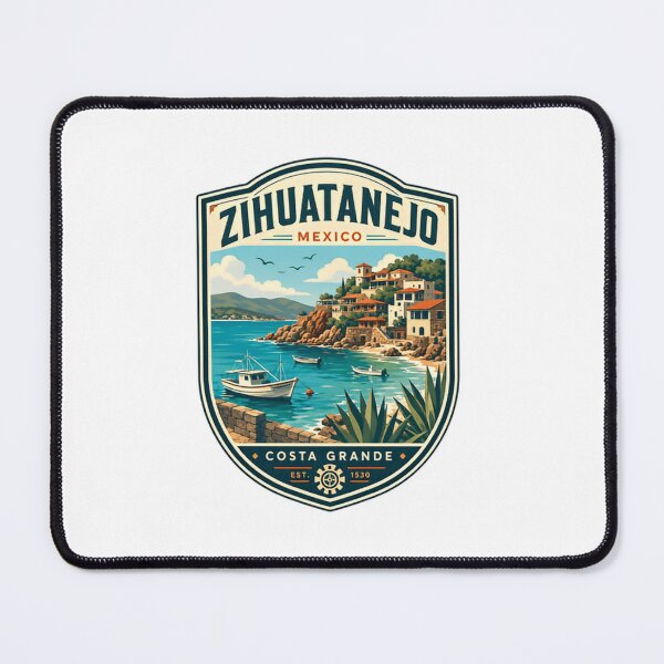Item preview, Zihuatanejo Mexico Costa Grande Est. 1520 Travel Vacation Tourist Souvenir Destination designed and sold by Simsimah26Parks.