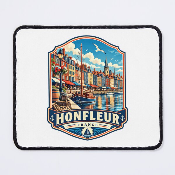 Item preview, Honfleur France Travel Destination Harbor City Normandy Souvenir designed and sold by Star3NowForMe.