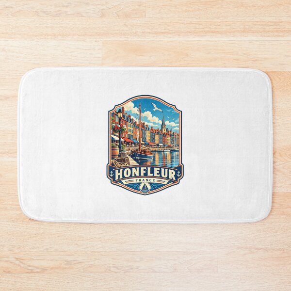 Item preview, Honfleur France Travel Destination Harbor City Normandy Souvenir designed and sold by Star3NowForMe.