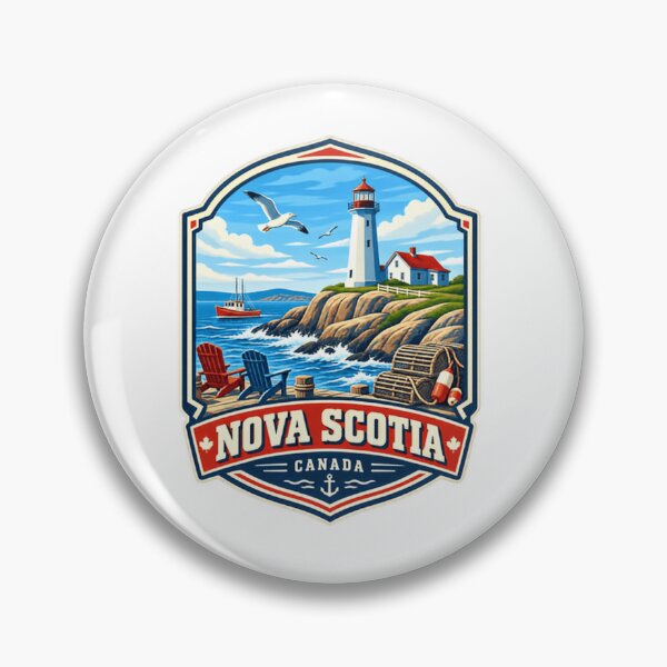 Item preview, Nova Scotia Canada Lighthouse Coastal Travel Souvenir designed and sold by Simsimah26Parks.