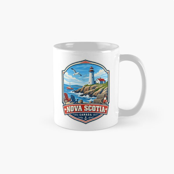 Item preview, Nova Scotia Canada Lighthouse Coastal Travel Souvenir designed and sold by Simsimah26Parks.