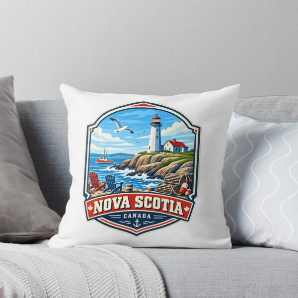 Item preview, Nova Scotia Canada Lighthouse Coastal Travel Souvenir designed and sold by Simsimah26Parks.